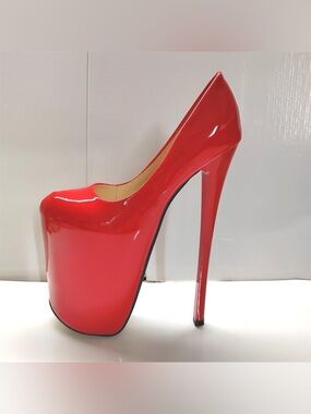 Red Womens High Heels Platform Pumps - Brand new
